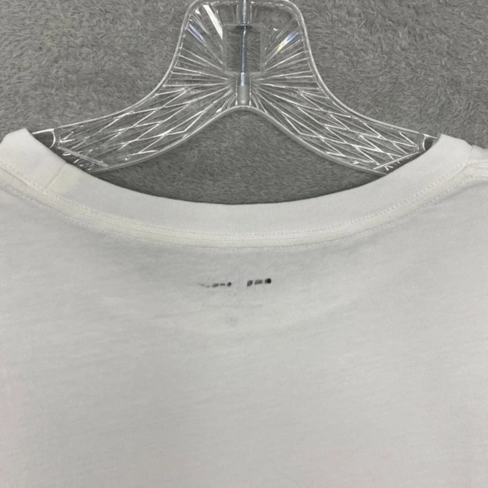 J.Crew‎ Mens XXL White Graphic T Shirt Give It Your Best Shot Short Sleeve CJ898